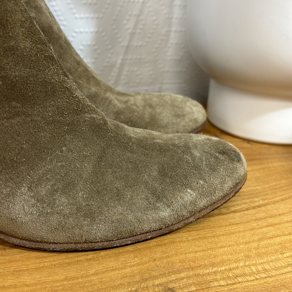 Vince Haider Suede Leather Ankle Boot Bootie - Picture 6 of 11